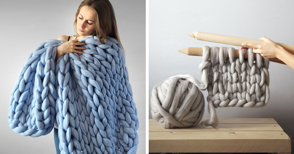 How To Finish a Loop Yarn Blanket