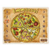 Personalized Vegetable Pizza Milestone Blanket